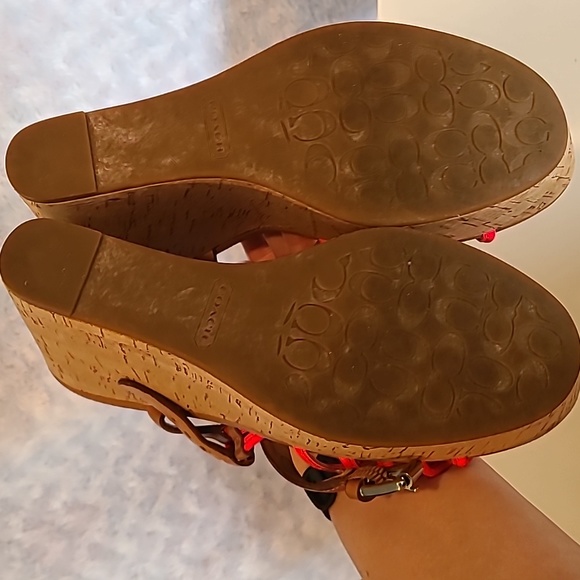 Coach Georgiana Wedge Sandals - Picture 7 of 8